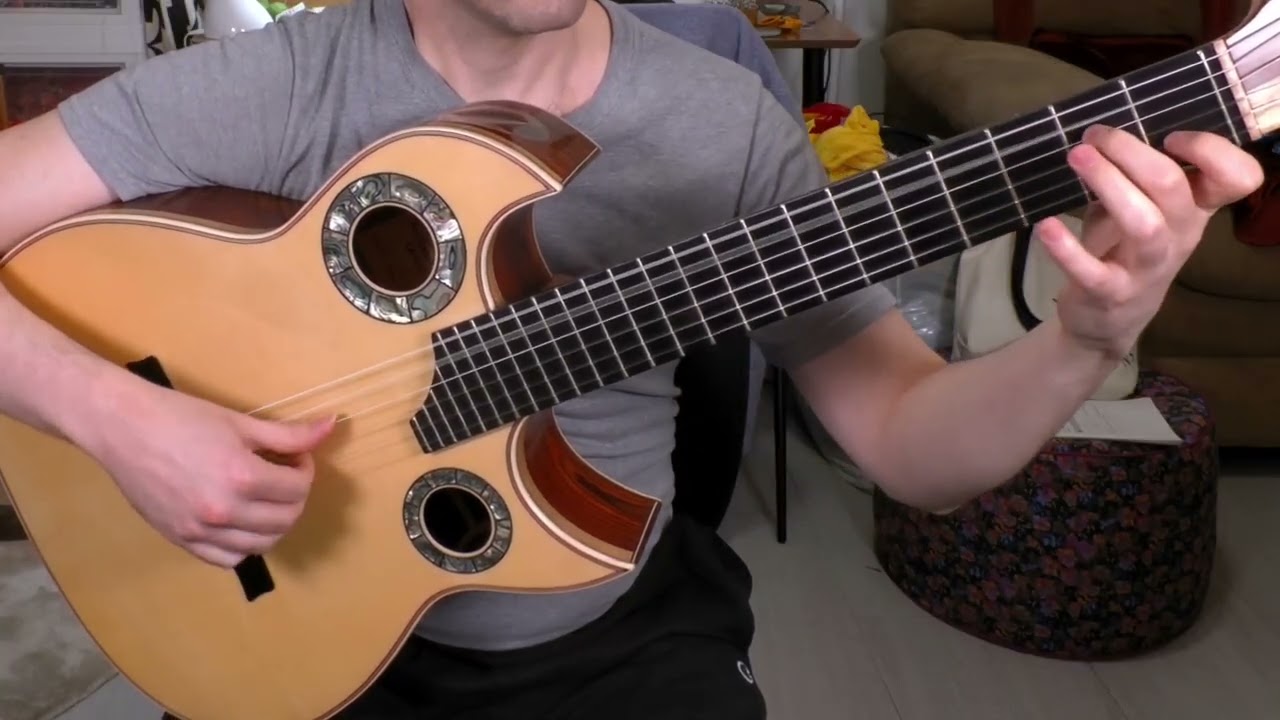 Андалузская гитара Simplicio Double Cutaway, модель 1929 г. --- ЗВУКОВОЙ ТЕСТ