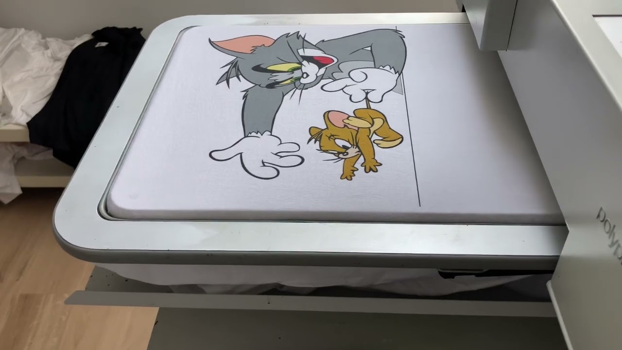 polyprint texjet plus 10 years old machine + china ing dtg custom t-shirt simple print, hot press