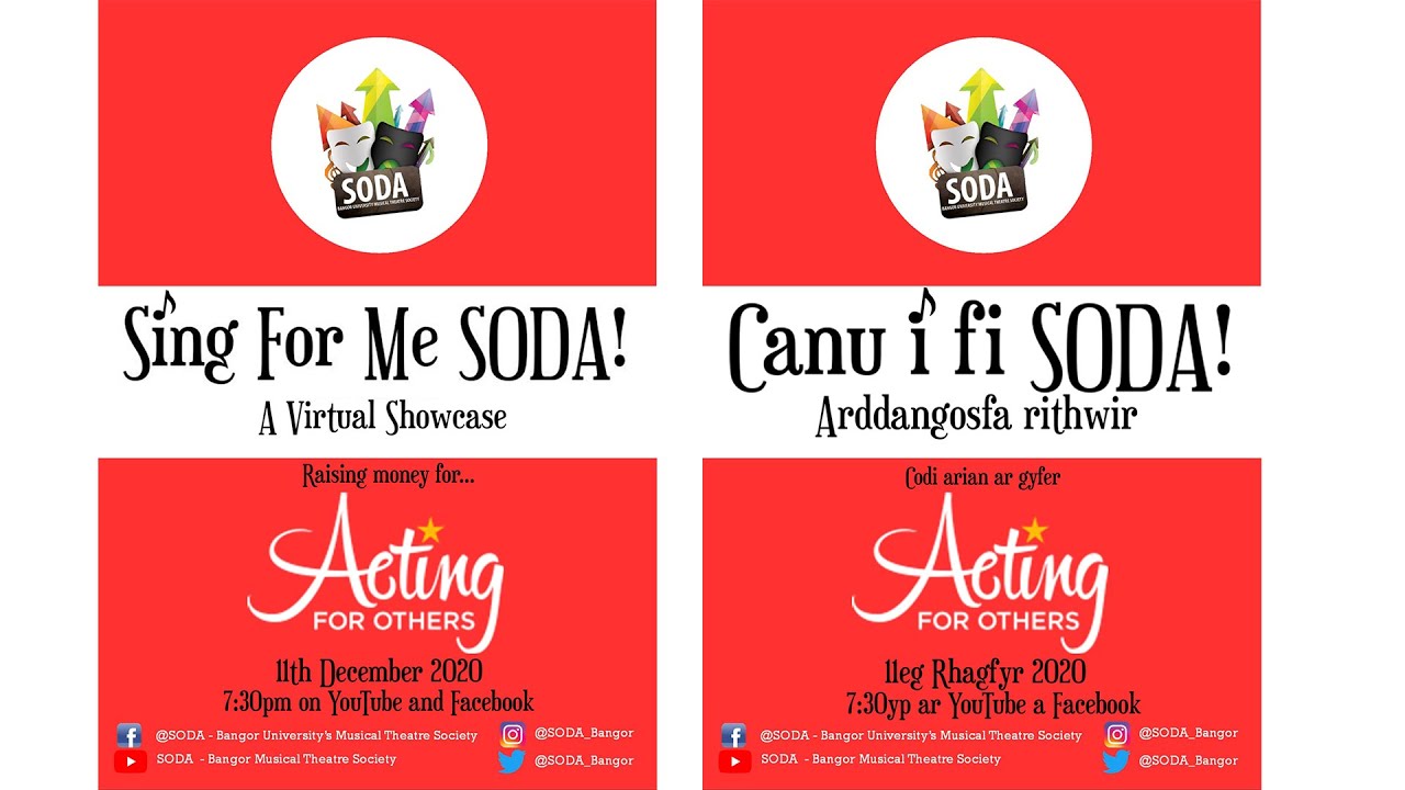 Sing For Me SODA! | A Virtual Showcase
