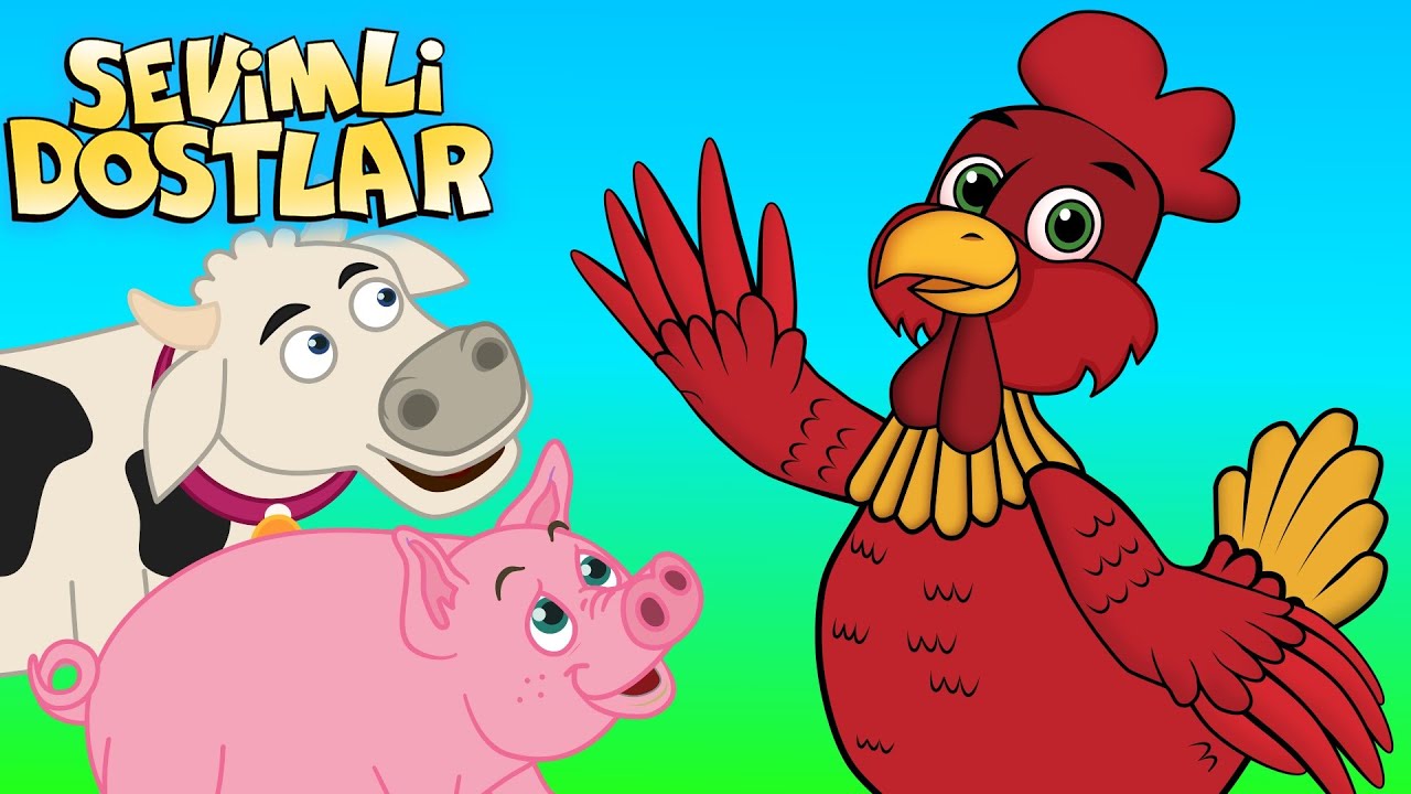 K&uuml;&ccedil;&uuml;k Kırmızı Tavuk masal şarkısı (YENİ) | Sevimli Dostlar Bebek Şarkıları | Adisebaba TV
