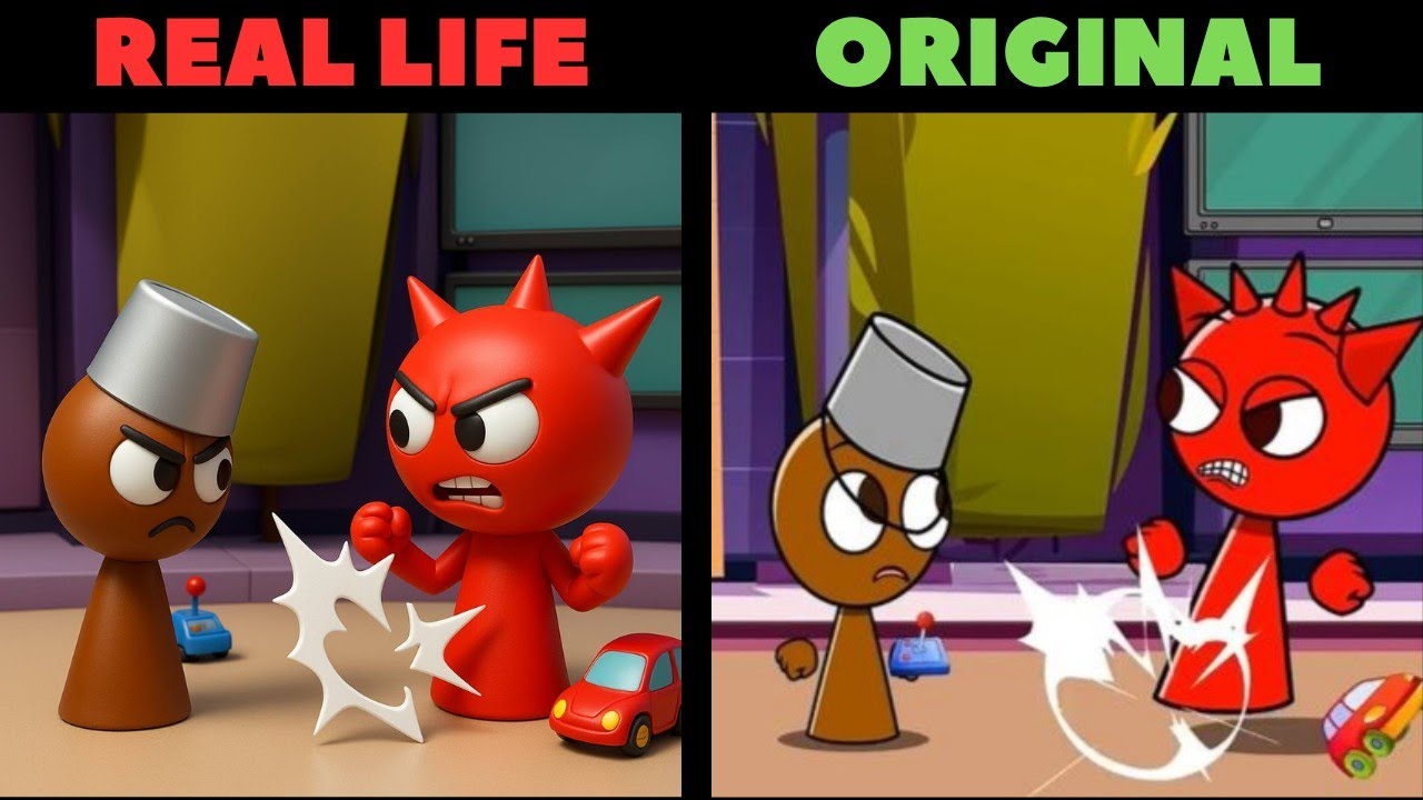 POV: Funny Moments of Incredibox Sprunki and Poppy PlayTime Chapter 4  | Original Vs Plush Toys