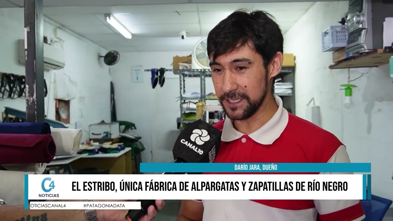 EL ESTRIBO, ÚNICA FÁBRICA DE ALPARGATAS Y ZAPATILLAS DE RÍO NEGRO