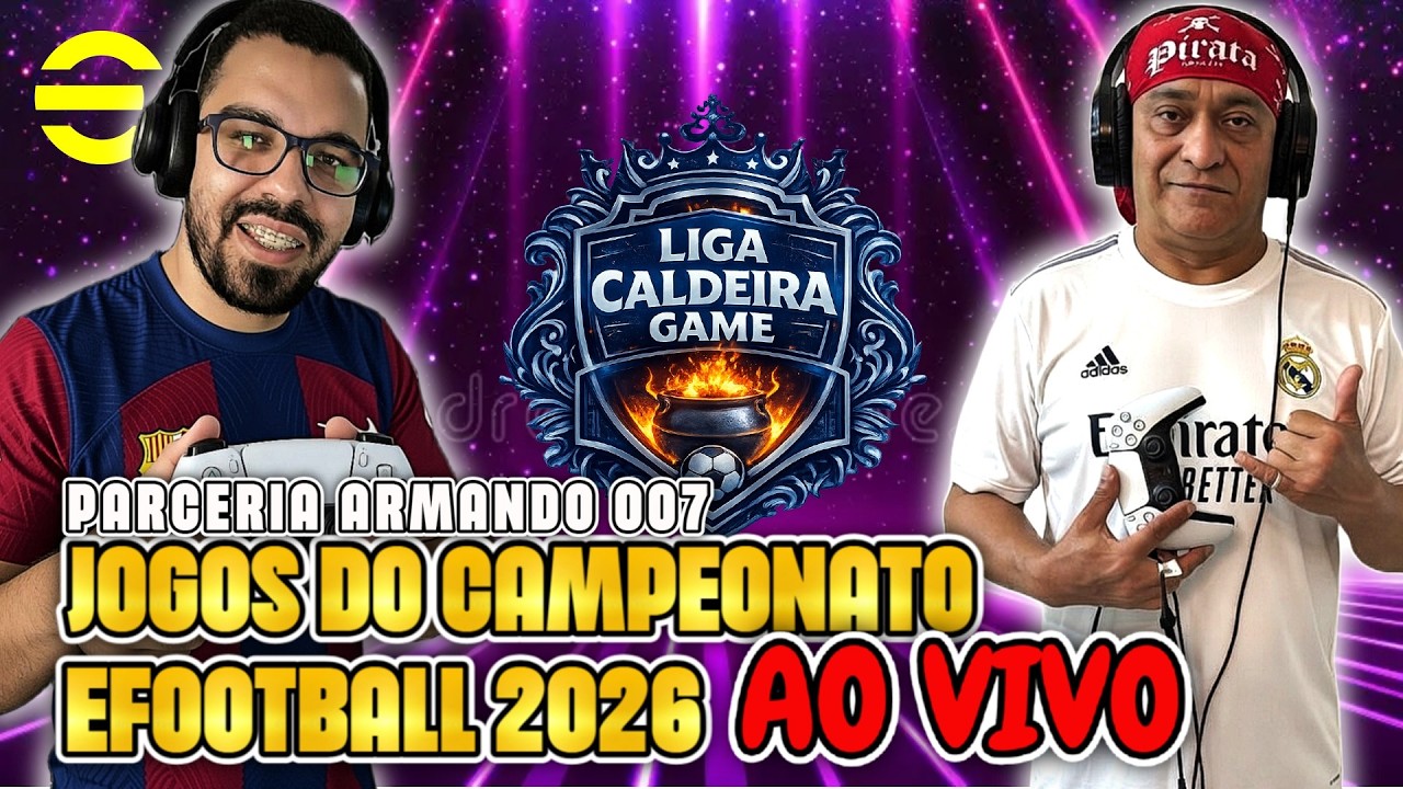 🚀 PT2 JOGOS DAS OITAVAS NO CAMPEONATO EM PARCERIA ARMANDO 07 EFOOTBALL 2026 - Live 189