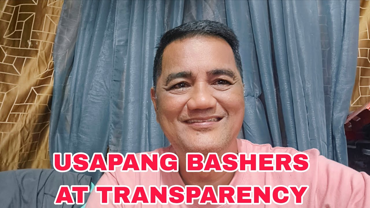 KAILAN BA DAPAT MAG HANAP NG TRANSPARECY AT BAKIT SA LIVE KAYO NAGTATANONG