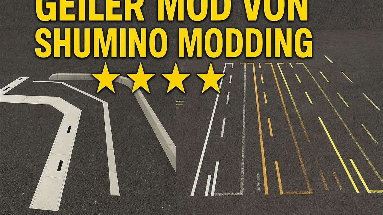 Super Mod im LS25  ✏️Straßenmalerei 😂 #landwirtschaftssimulator25 #ls25 #gaming #mods