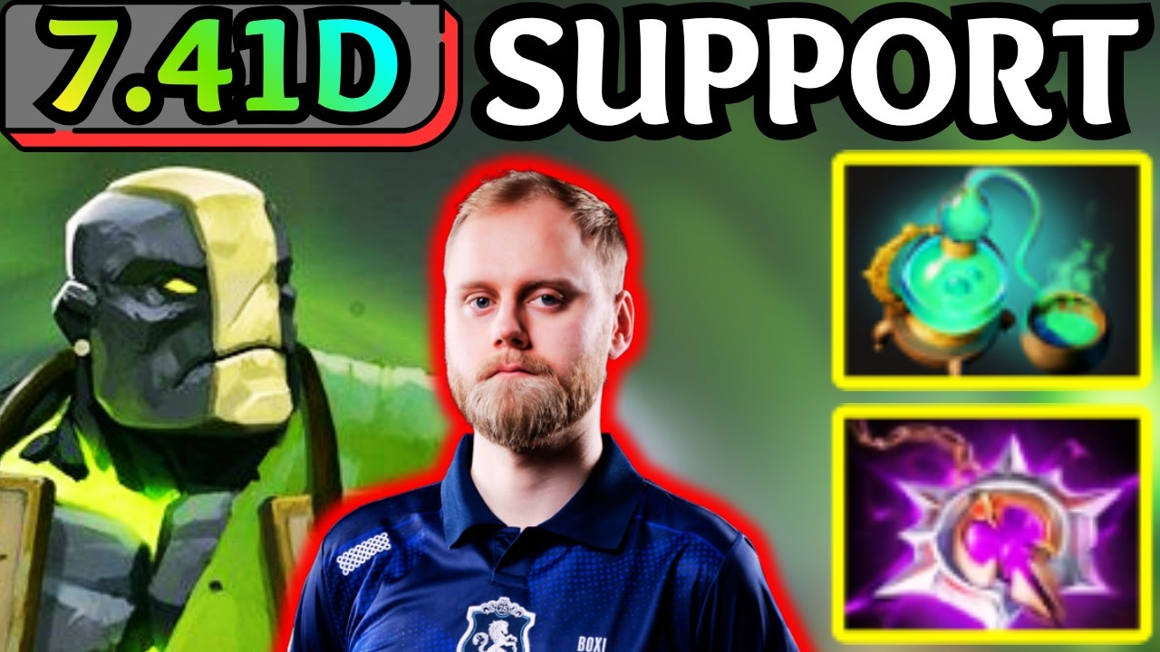 🔥 Boxi EARTH SPIRIT Soft Support OP &mdash; Roll Boulder Smash 🔥 Dota 2 Support
