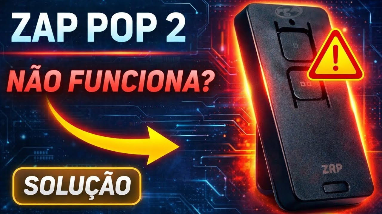 CONTROLE ZAP POP 2 PPA PAROU DE FUNCIONA VEJA COMO CONSERTA !!!