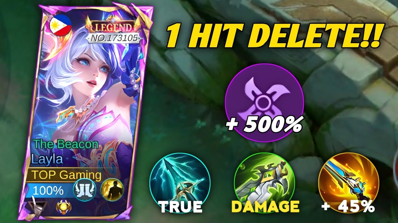 GLOBAL LAYLA META BEST BUILD & EMBLEM FOR AUTO WIN STREAK 2026! (insance damage!) - Mobile Legends