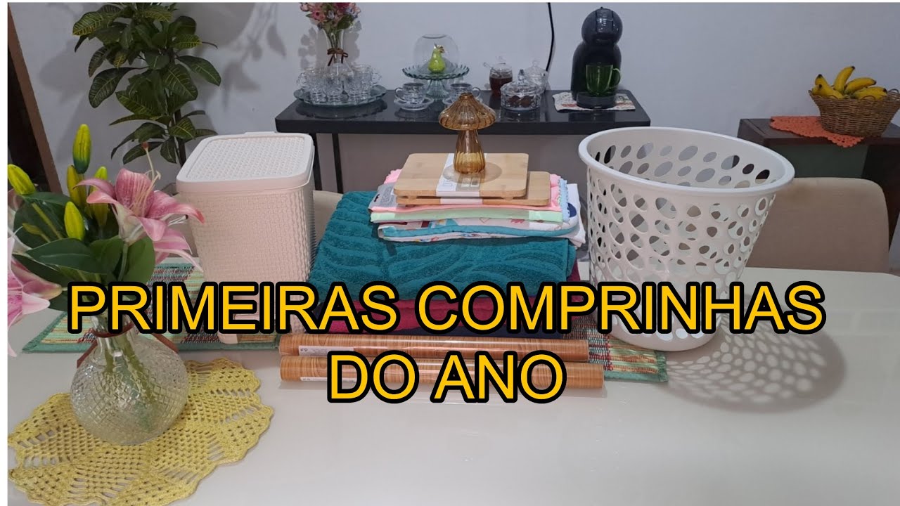 Primeiro video de comprinhas do ano de 2026 pqra o lar 