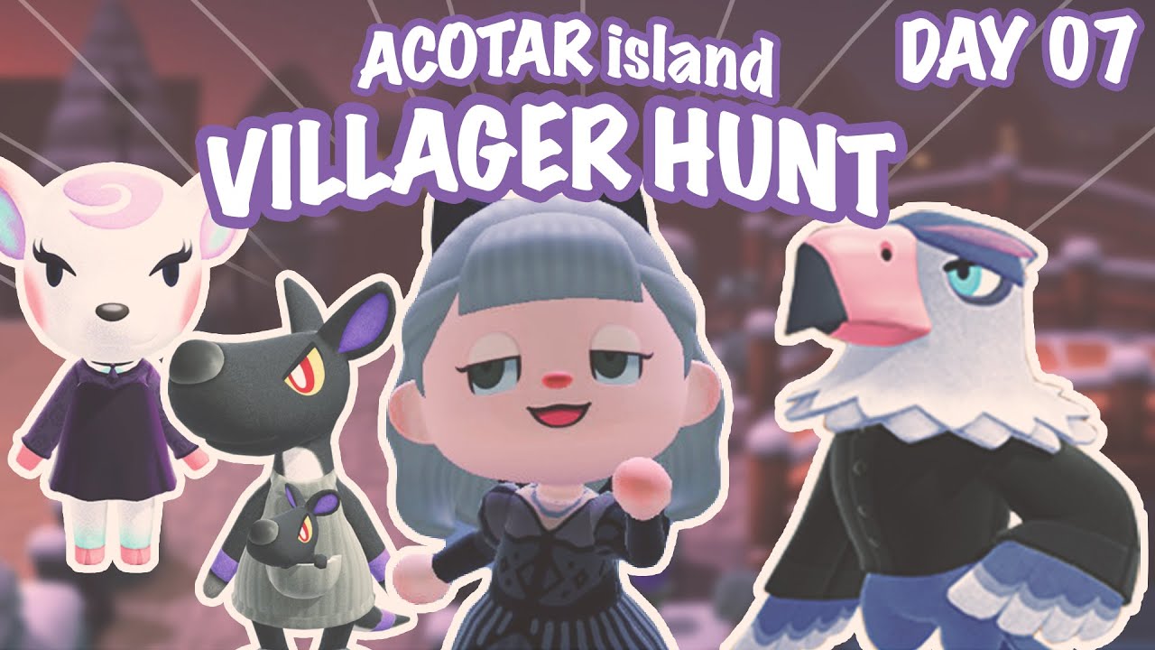 ALL THE DRAMA ✨😱 40 NMT Villager Hunt | DAY 07 Velaris ACOTAR Island | Animal Crossing New Horizons