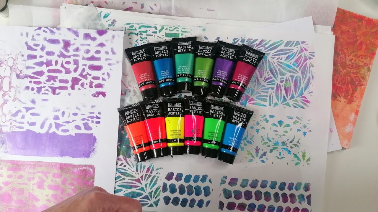 Гелевая печать с использованием 4 пластин и тестирование новых металлизированных красок 😊