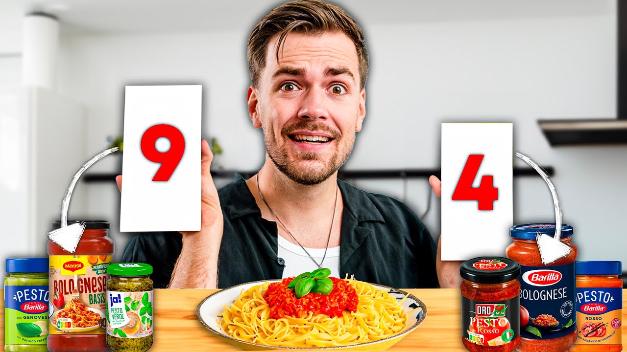Welche SUPERMARKT Nudelsauce ist die BESTE?! 🤔🤤