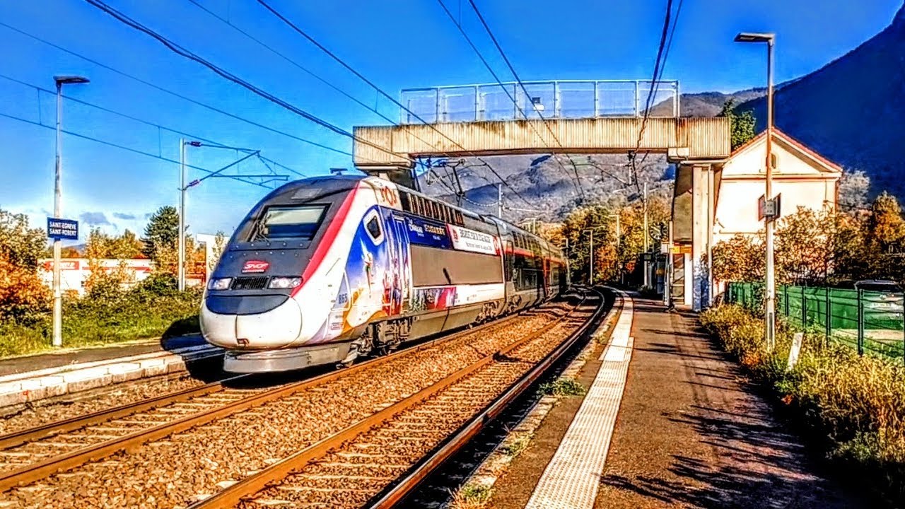 GPF n°92 : Trains en Gare de Saint Égrève TER 2NNG, R, CORAIL, TER AGC, AUTORAIL, TGV, INFRA (38)