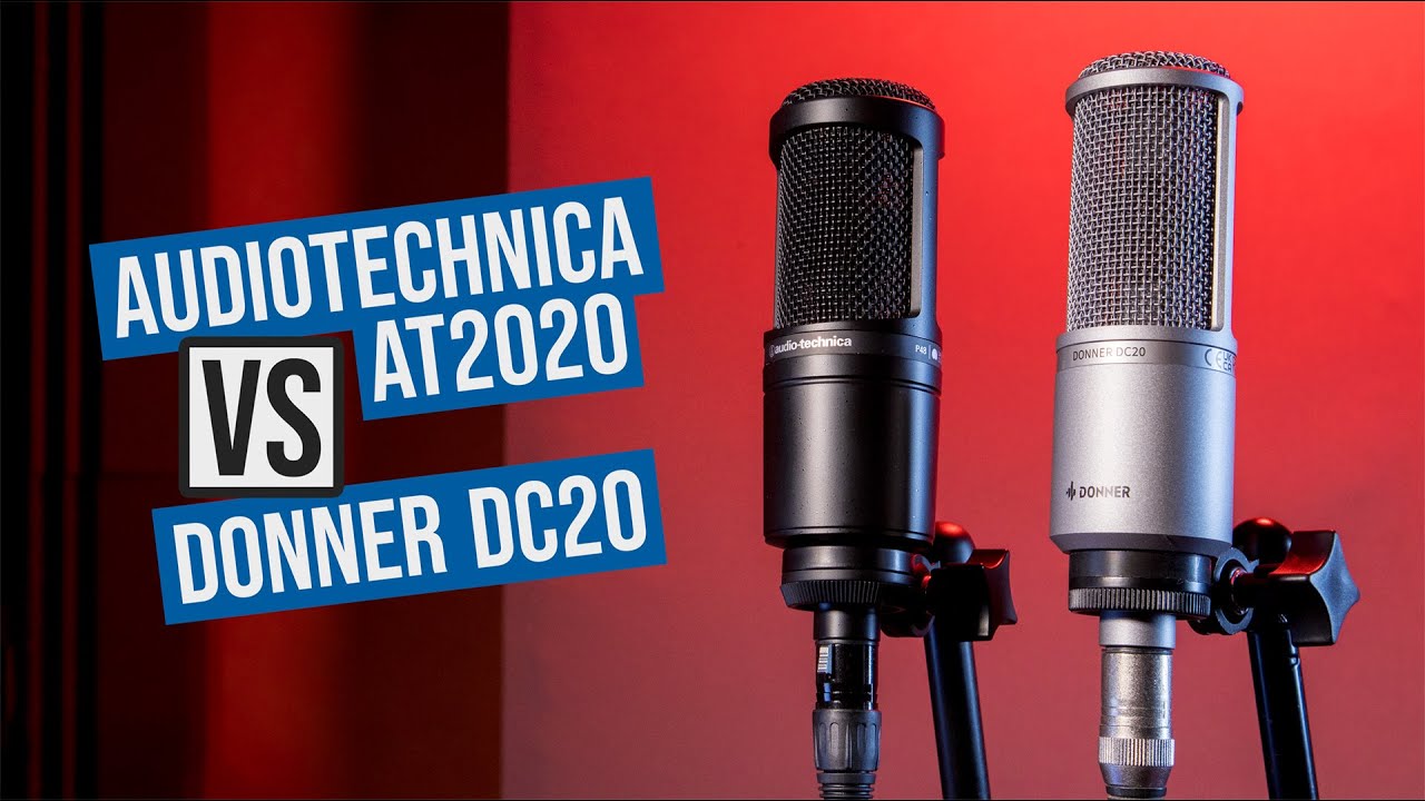 Microfono Audiotechnica AT2020 vs Donner DC20 | Come Suona