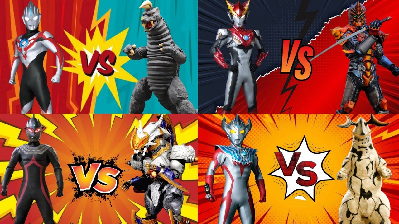 ULTRAMAN ORB VS BLACK KING, ROSSO VS JUGGLER, DARK ULTRASEVEN VS GALACTRON, TAIGA VS ELEKING #ウルトラマン