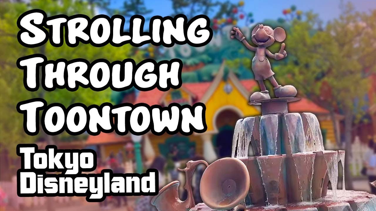 Strolling Through Toontown at Tokyo Disneyland