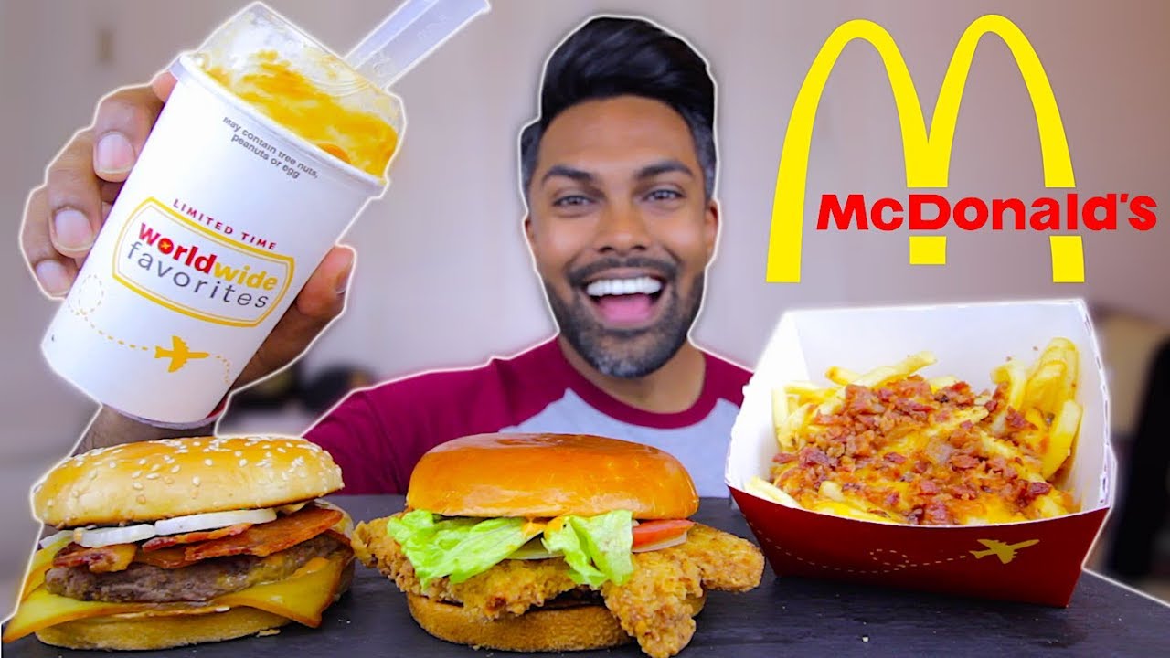 *NEW* MCDONALD'S ENTIRE GLOBAL MENU | MUKBANG