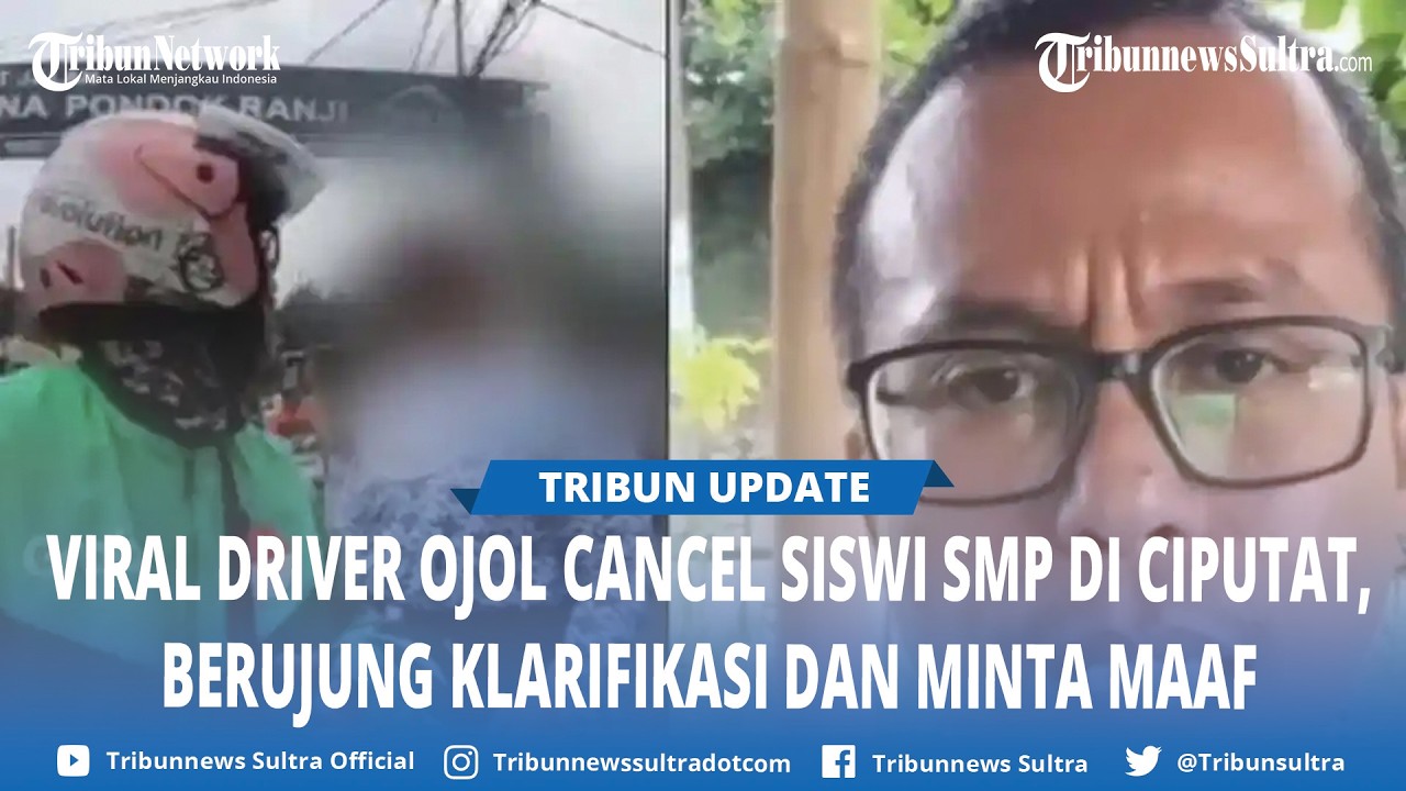 Viral! Driver Ojol Tolak Penumpang SMP Big Size Sambil Bikin Konten, Kini Klarifikasi dan Minta Maaf