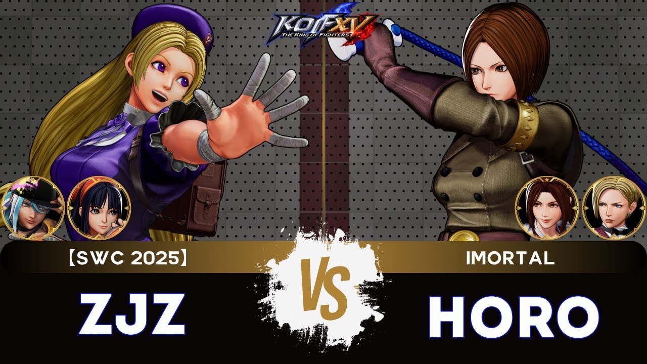 KOF XV🎞️ZJZ (Hinako/Nakoruru/Isla) vs HORO (Whip/Mai/King) 🎞️Replay Match - 10/25