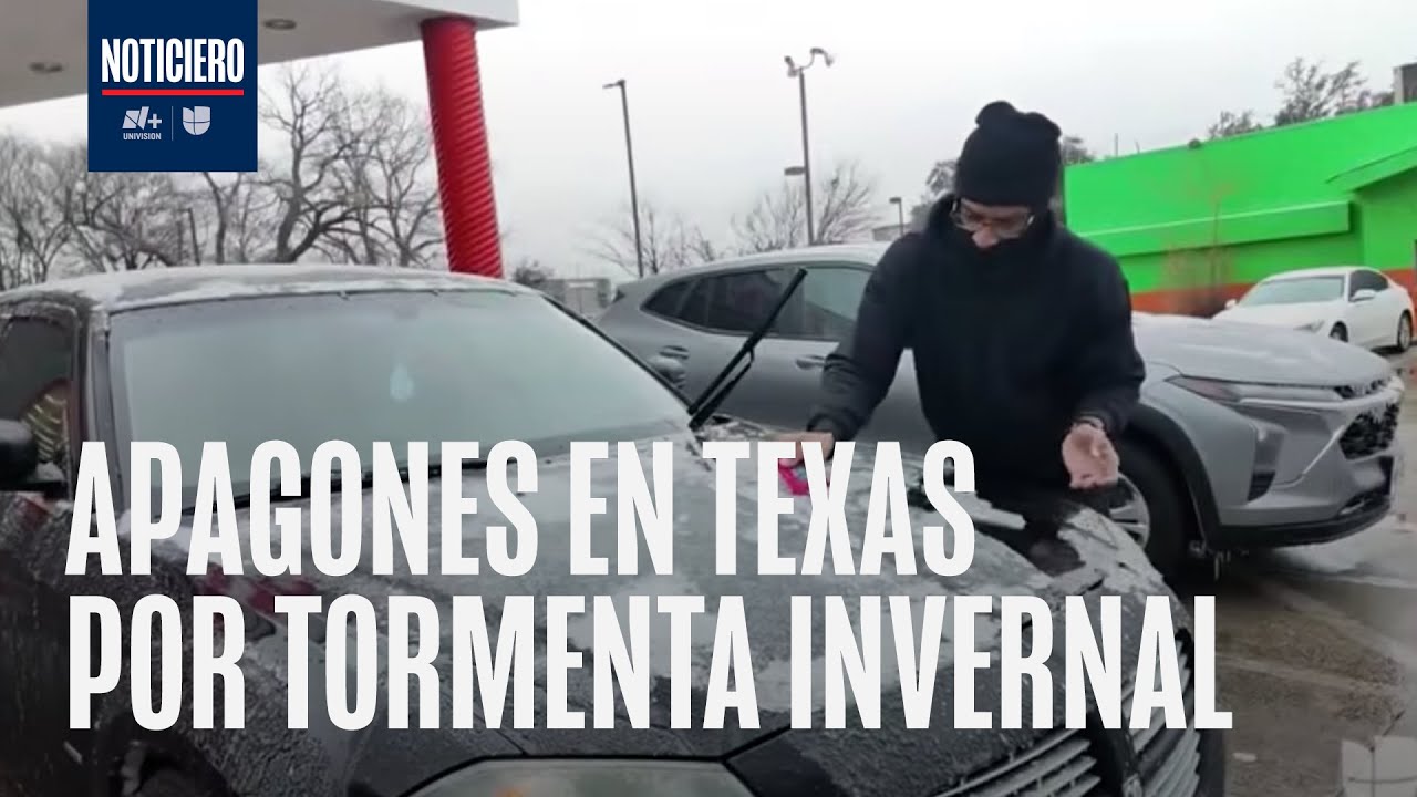 Tormenta invernal causa apagones en el norte de Texas