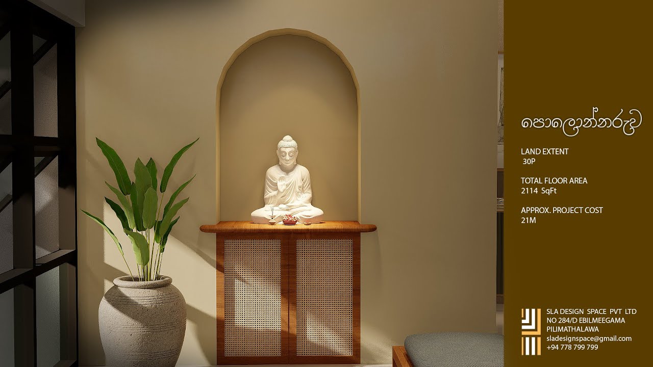 Serene One-Story Home | 2114 Sq.Ft | SLA Design Space | Polonnaruwa