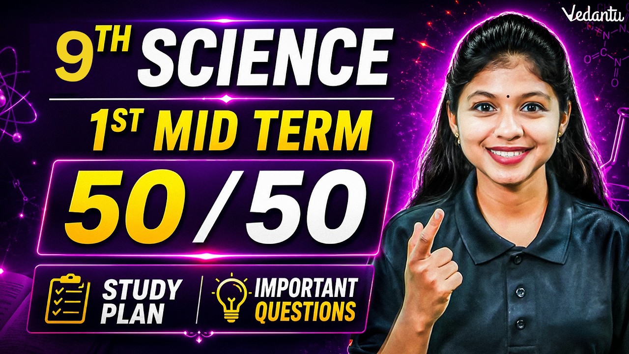 9th Science 1st Mid term Important Questions 2026 | First Mid term Question Paper | Shravanee Ma'am