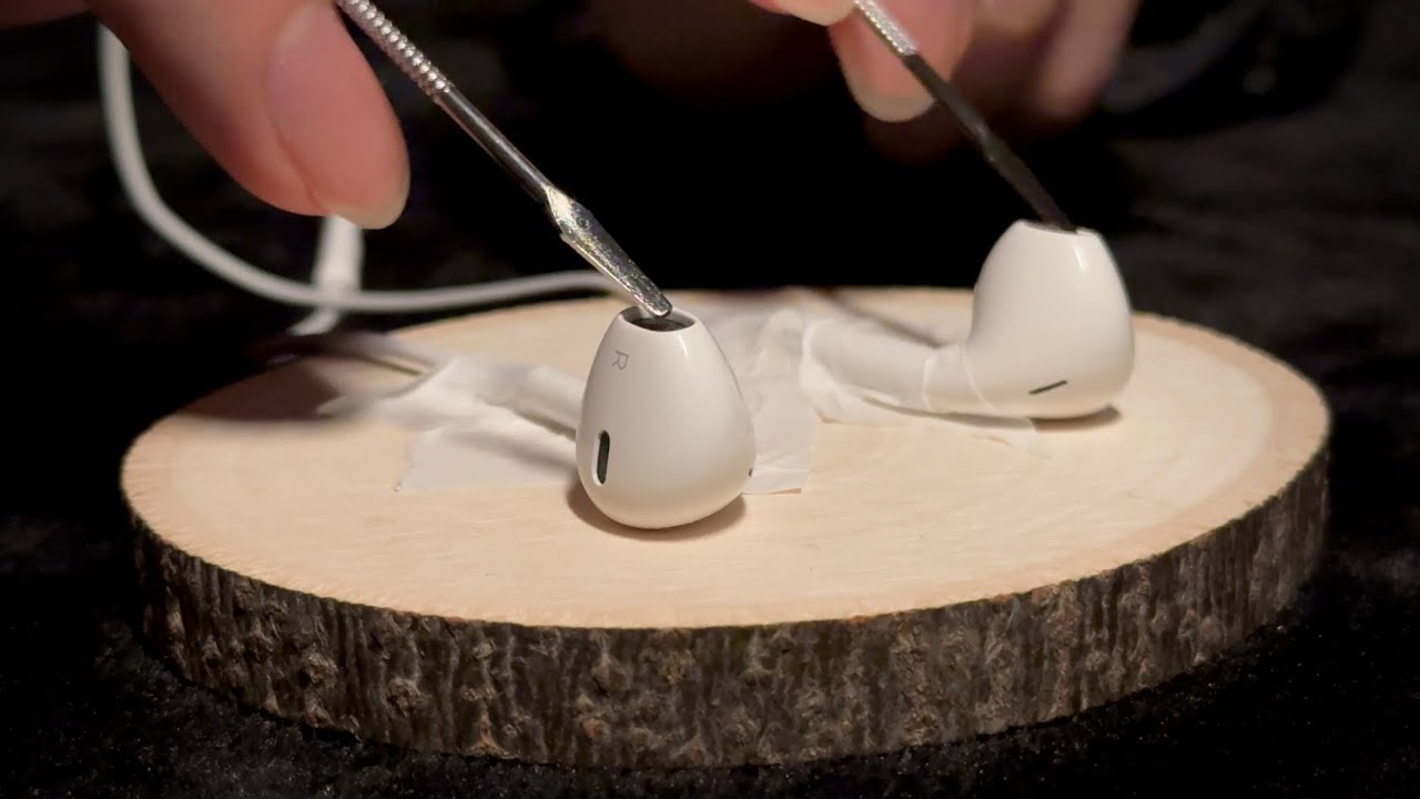 ACMP Нежное царапанье и постукивание по EarPods шпателем (No Talking)