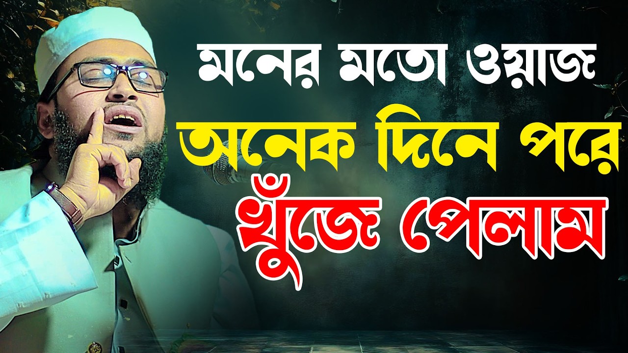 মনের মতো ওয়াজ অনেক দিন পরে পেলাম | মুফতি খাইরুল বাশার হোসাইনী, Mufti Khairul Basar Hussaini