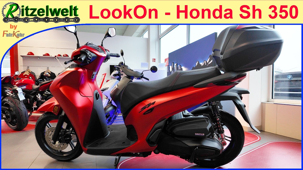 Blick auf den Honda SH 350i