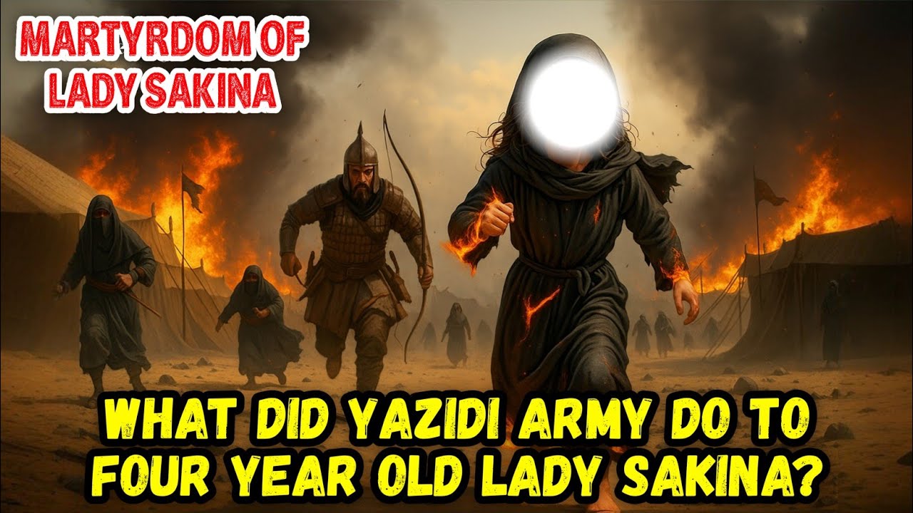 The Martyrdom of Four-Year-Old Innocent Lady Sakina | Lady Sakina When She Ran Out of Her Tent