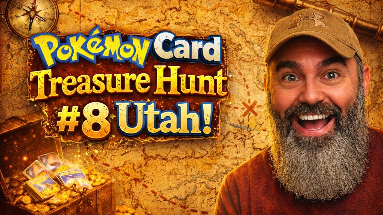 Pokemon Card Treasure Hunt #8 Utah! Free pack and cards!
