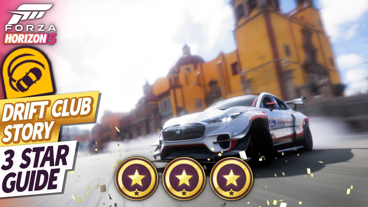 How To 3 Star Drift Club Story | Guide | Forza Horizon 5
