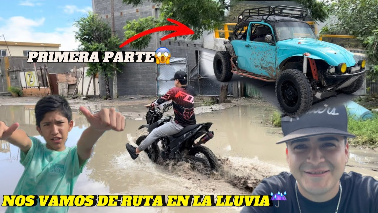 NOS VAMOS DE RUTA EN LA LLUVIA⛈️[Pt.1]//LOS MACETONES🪴//