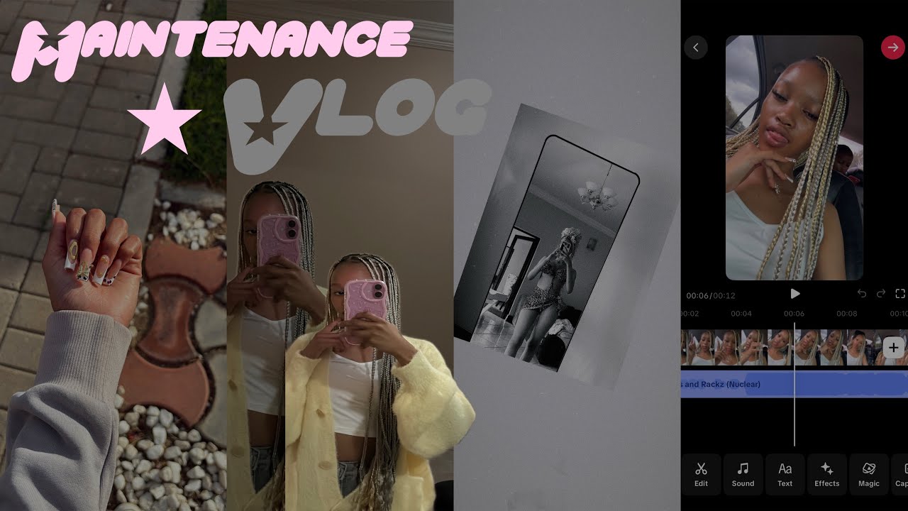 Maintenance Vlog ‘25 | Hair, Nails, Lashes | South African YouTuber
