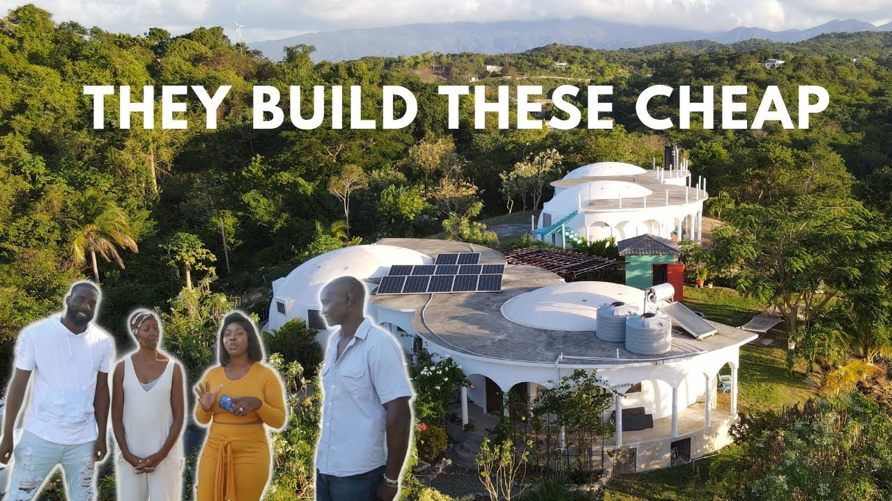 They build the MOST AFFORDABLE homes in Jamaica with solar and water harvesting