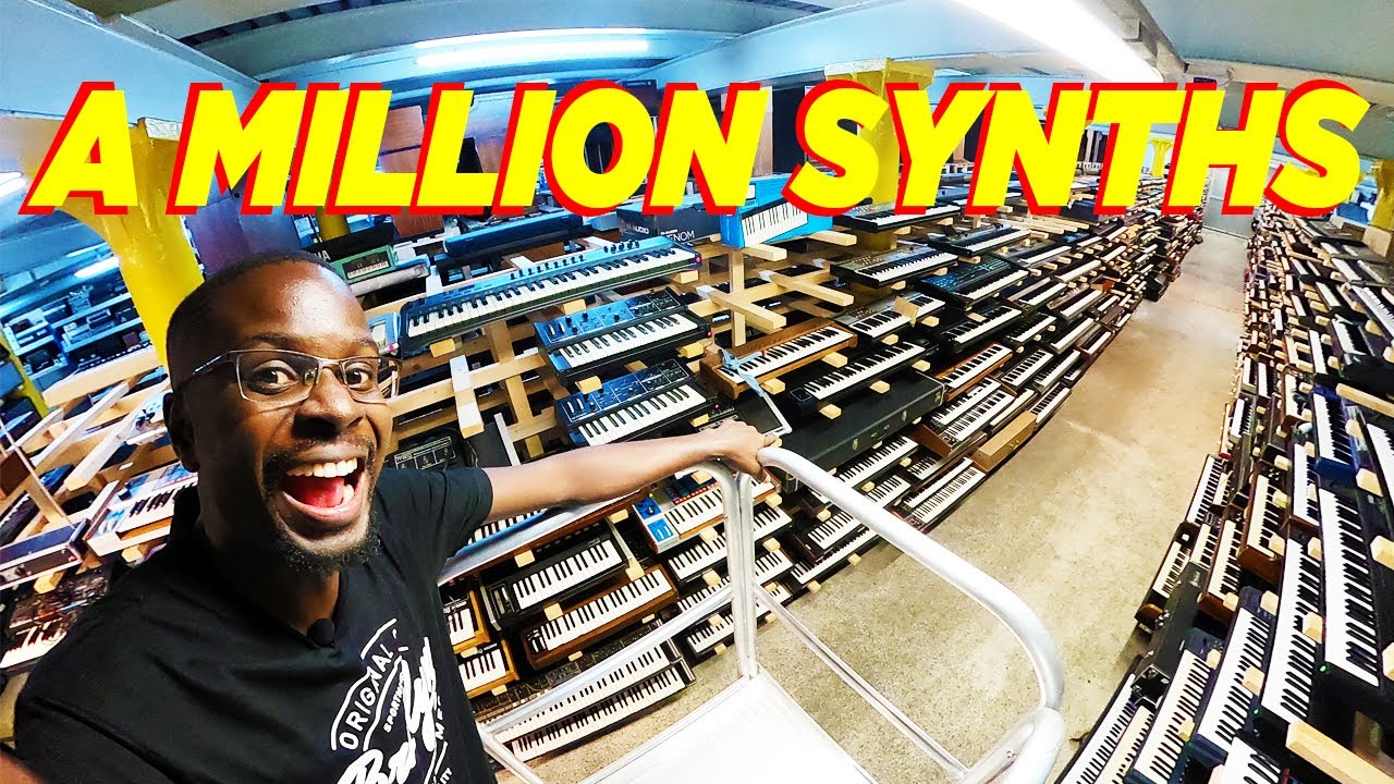 The World's Biggest Synth collection is insane!!!