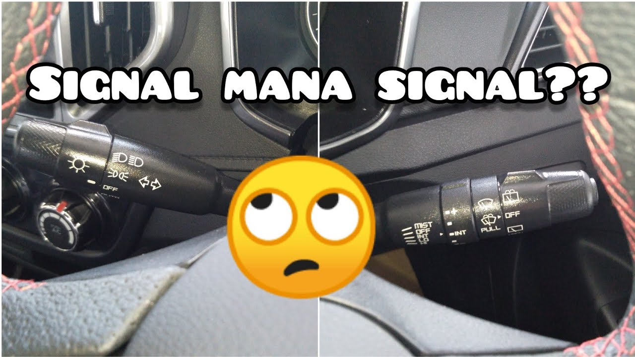 Tutorial cara guna signal dan lampu + wiper - Proton Iriz/Persona Premium.