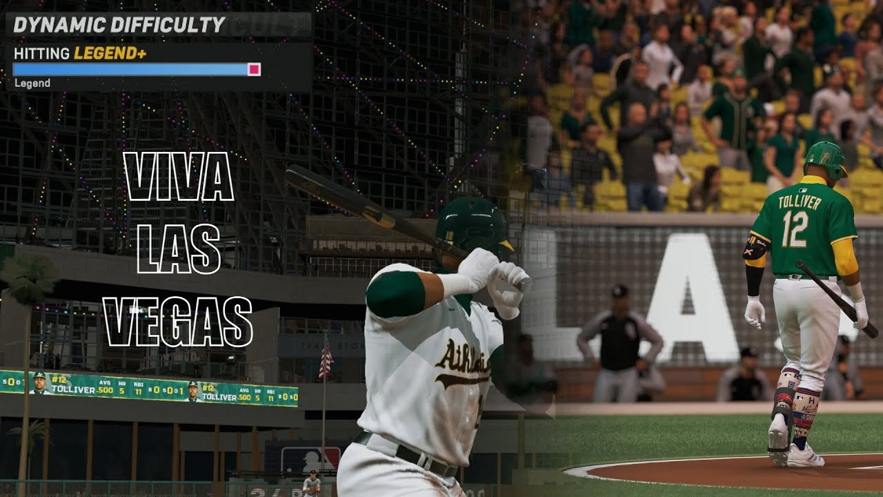 PLAYING FOR THE LAS VEGAS A'S ! - MLB THE SHOW 24 - RTTS - LEGEND + DIFFICULTY