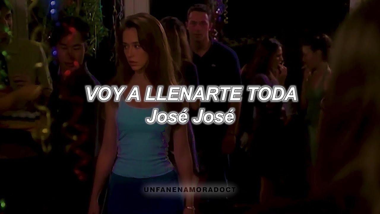José José - Voy A Llenarte Toda (Letra)