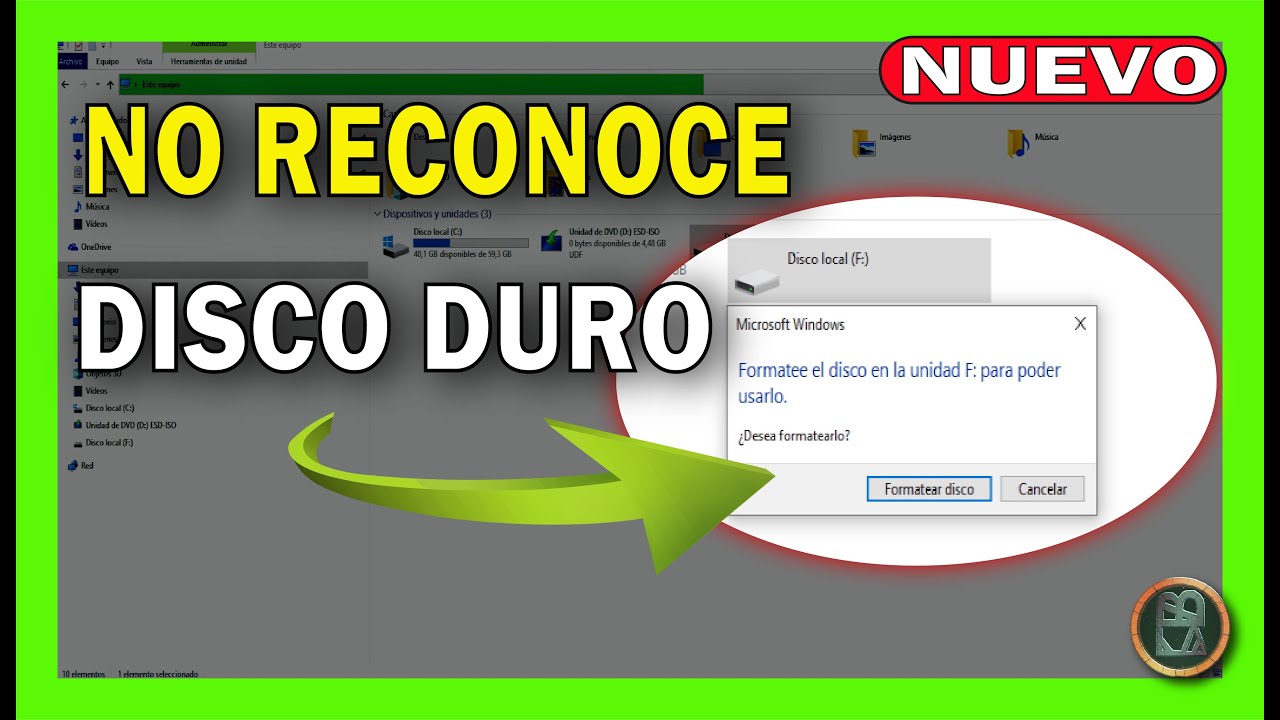 ✅ Windows 10/11 NO RECONOCE Disco Duro Externo 🔴 Solución 2026