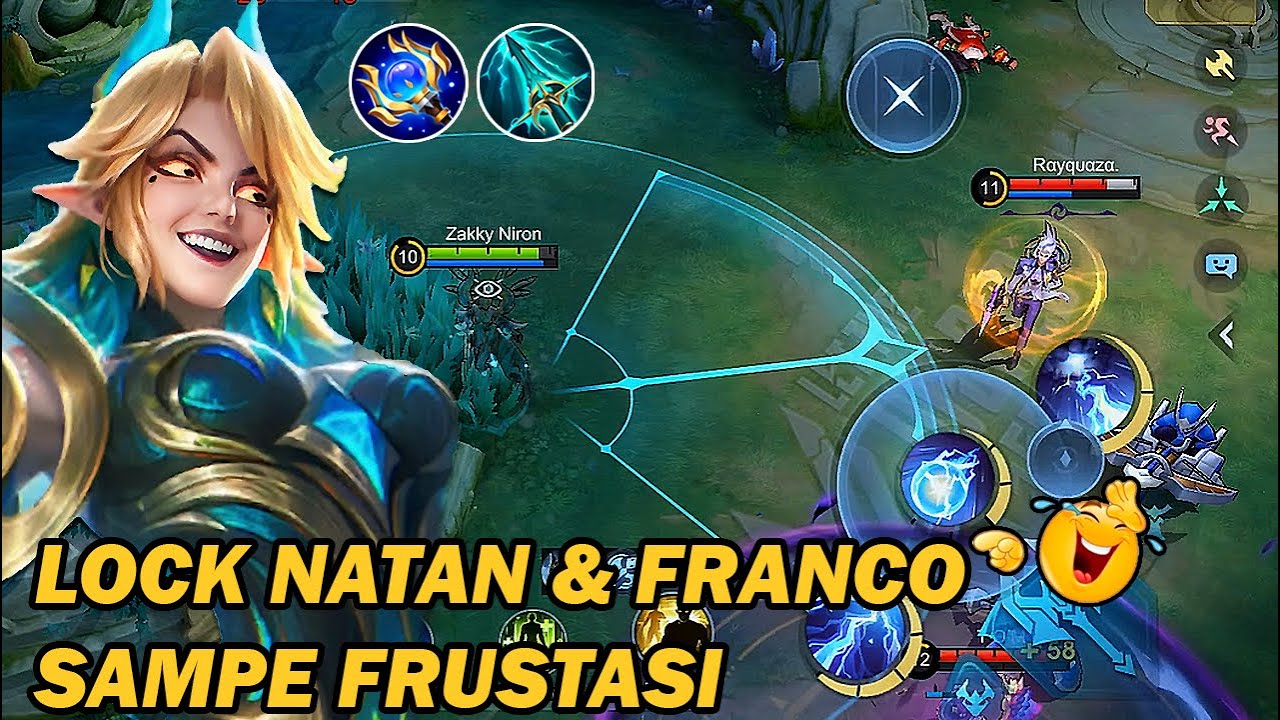 EUDORA MODE SEMAK!! LOCK NATAN & FRANCO SI PALING JAGO SAMPE KESAL‼️- MLBB
