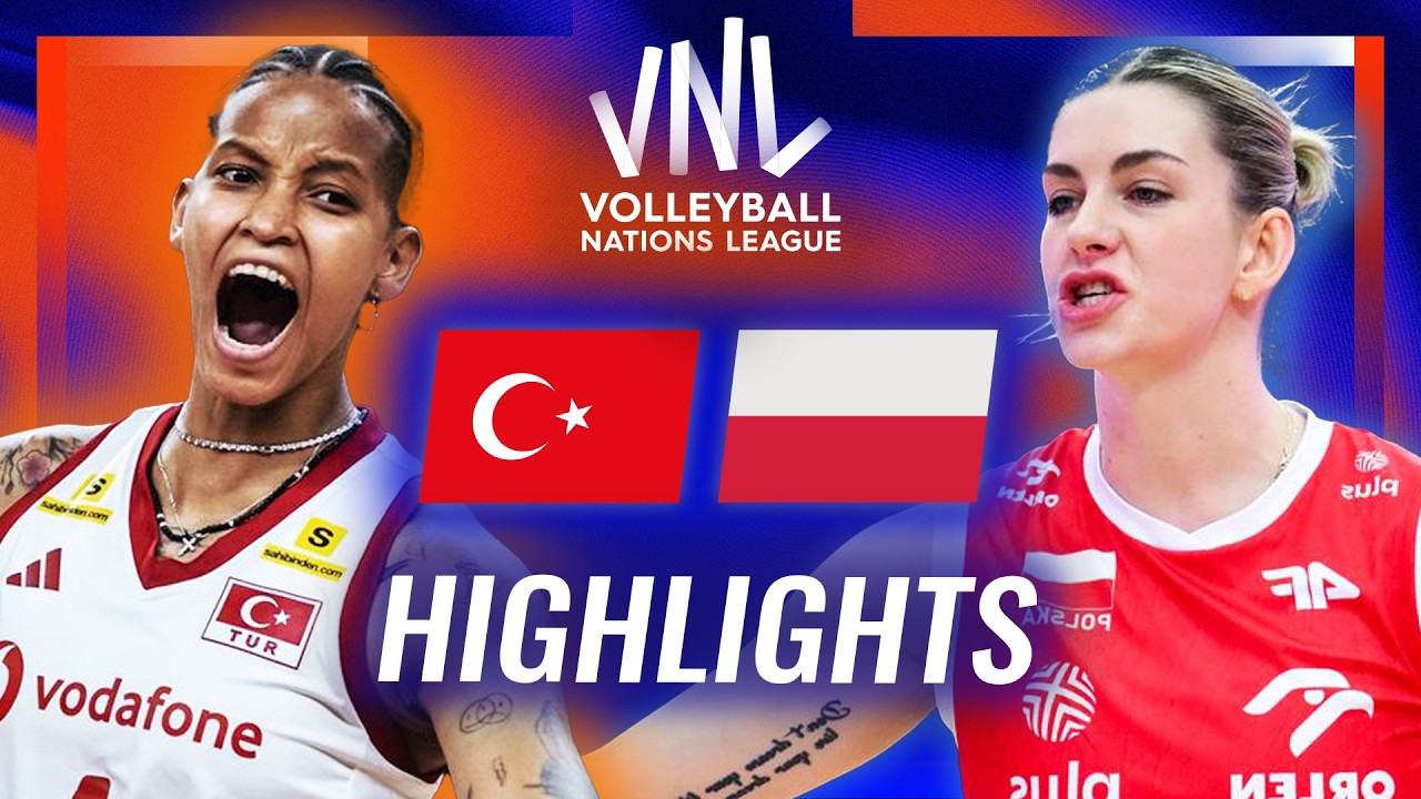 T&uuml;rkiye 🇹🇷 vs. Poland 🇵🇱 - Highlights | Week 3 | Women's VNL 2026