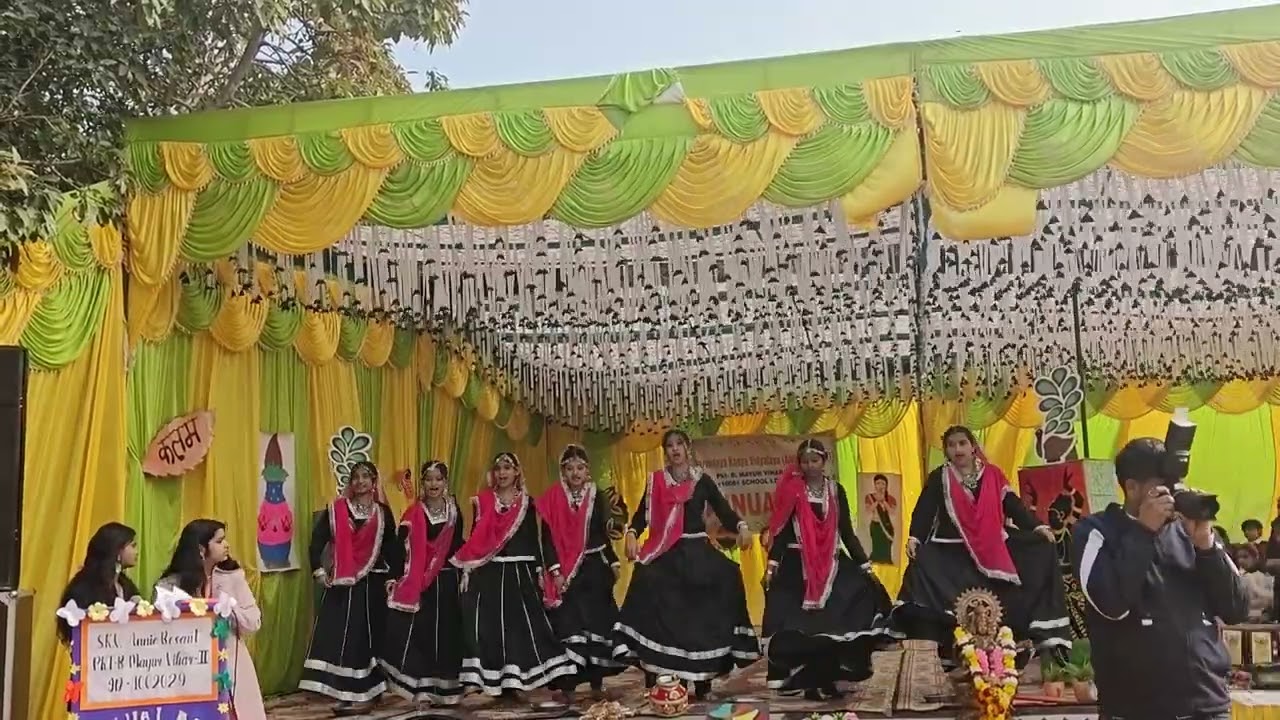Rajasthani Dance by SKV Mayur Vihar @Beyond the Black Board 