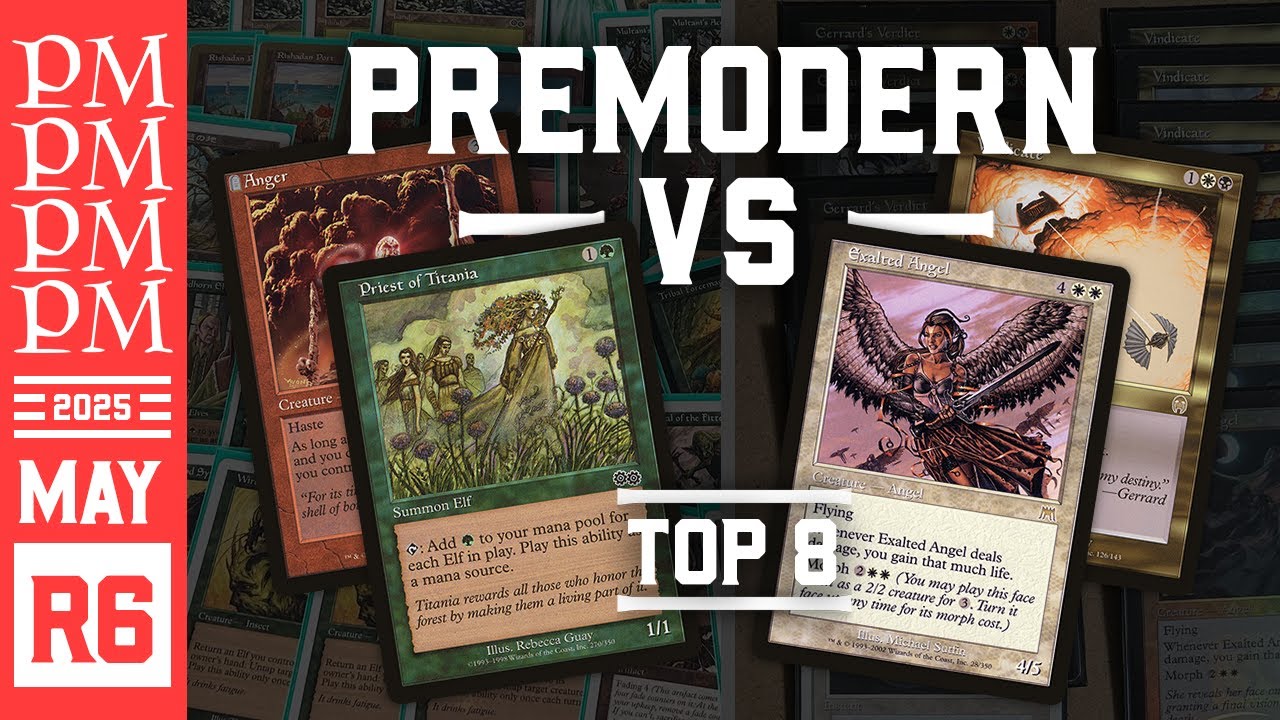 Angry Elves vs WB Control - TOP 8/Round 6 - May 2025 Premodern Tournament