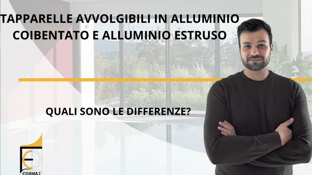 Differenza tra Tapparelle avvolgibili in alluminio coibentato e tapparelle in alluminio estruso.