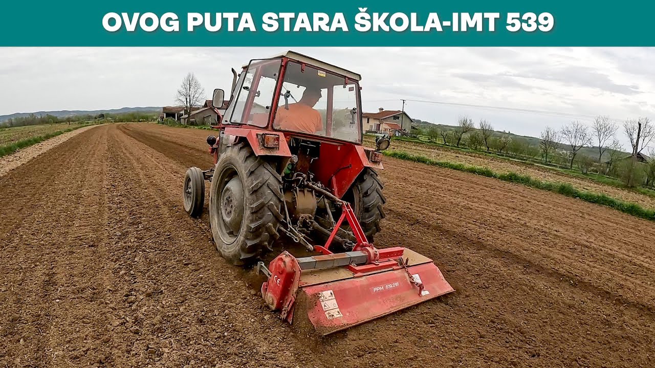 Priprema za setvu kukuruza prve njive u 2025. godini-IMT 539 i FPM LPF 165 (619.091)-selo Cikote