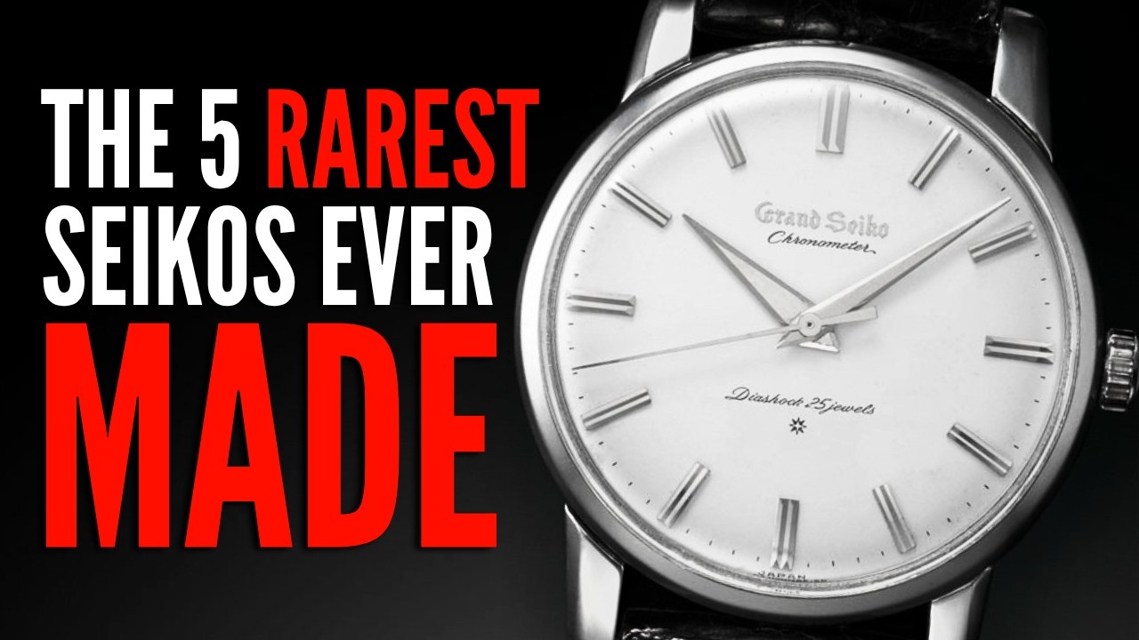 The 5 Rarest Seikos Ever Made (and How Much They Cost)