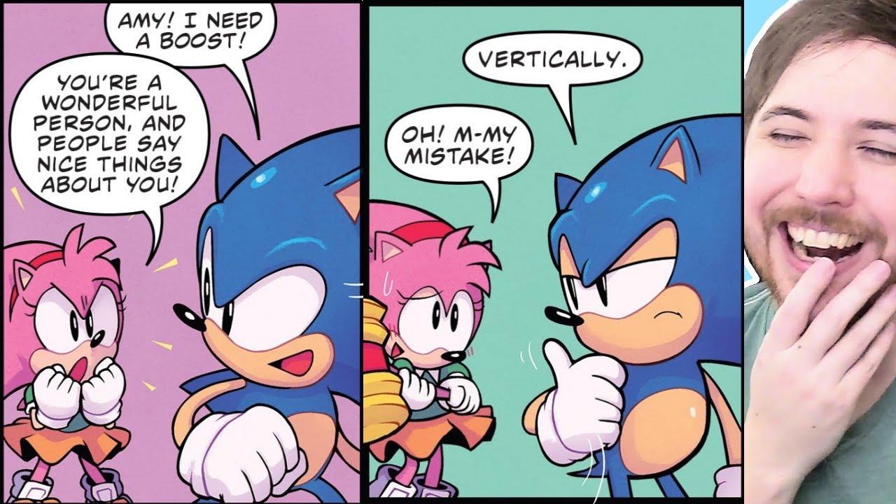 WHEN AMY SUPPORTS SONIC THE WRONG BUT CUTE WAY - Video Game Memes