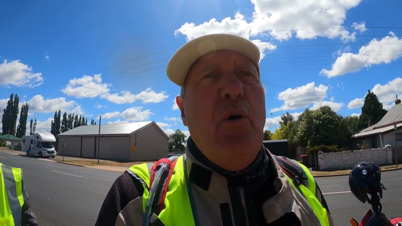 Day one to four of our trip around Tasmania on our small Honda motorcycles.