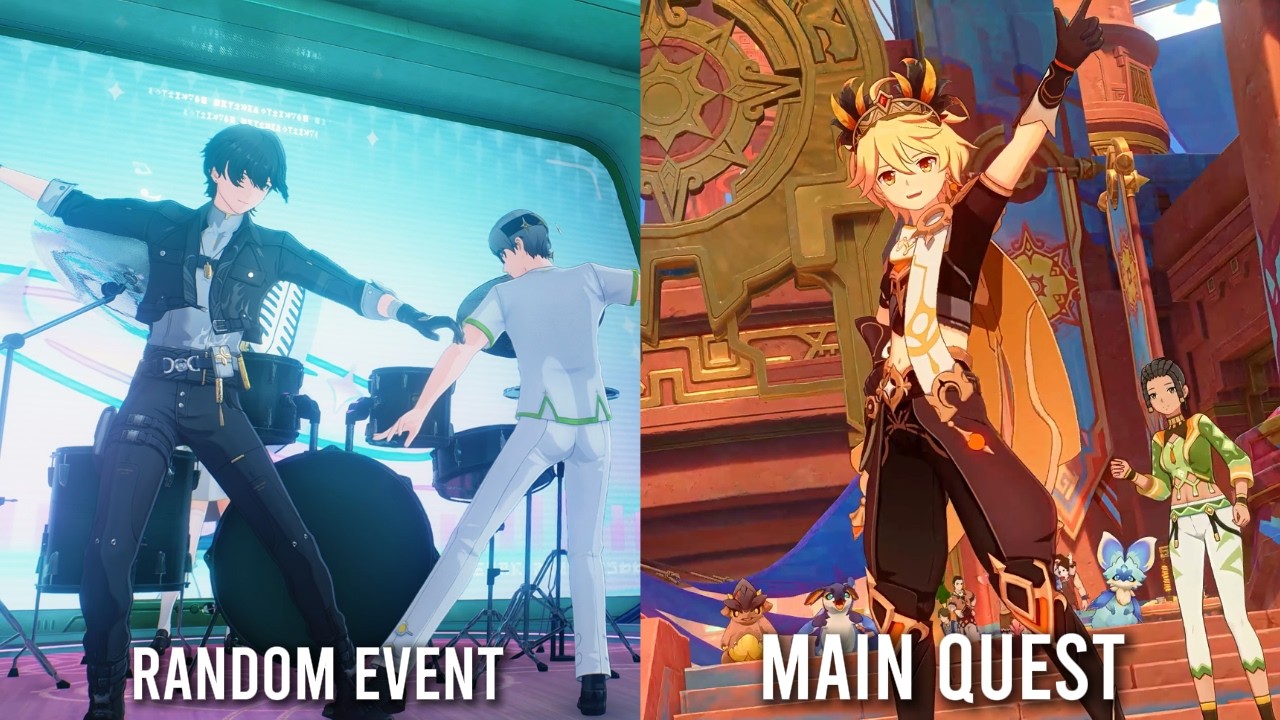 Differences in Main Character Dance Animations